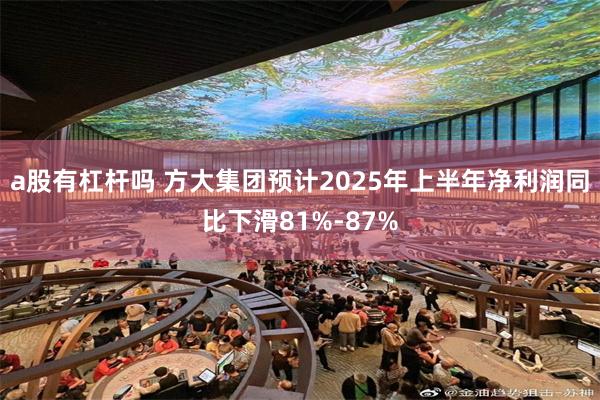 a股有杠杆吗 方大集团预计2025年上半年净利润同比下滑81%-87%