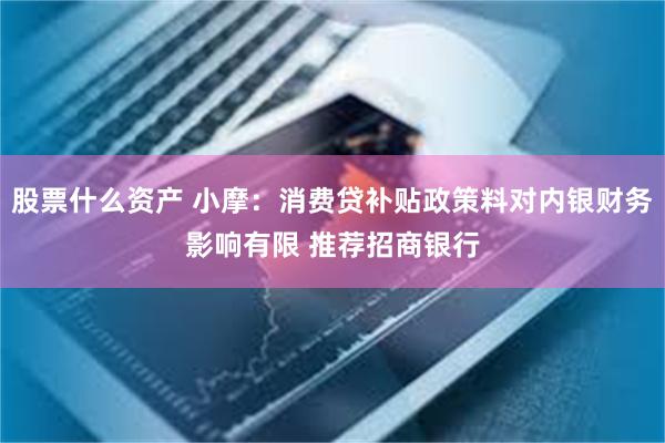 股票什么资产 小摩：消费贷补贴政策料对内银财务影响有限 推荐招商银行