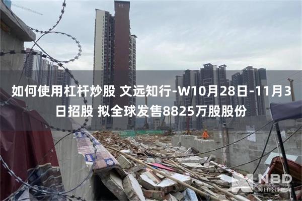 如何使用杠杆炒股 文远知行-W10月28日-11月3日招股 拟全球发售8825万股股份