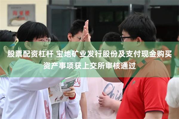 股票配资杠杆 宝地矿业发行股份及支付现金购买资产事项获上交所审核通过