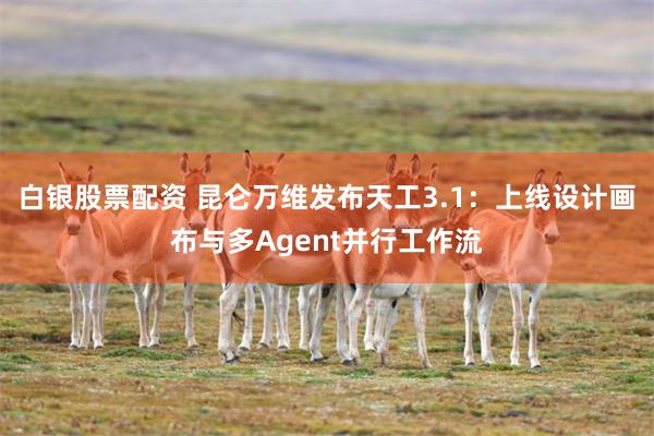 白银股票配资 昆仑万维发布天工3.1：上线设计画布与多Agent并行工作流