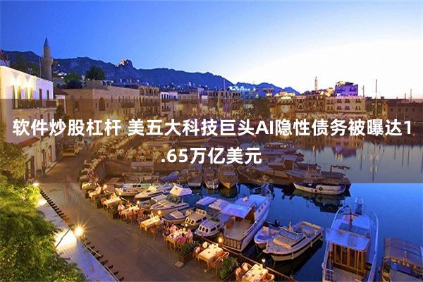 软件炒股杠杆 美五大科技巨头AI隐性债务被曝达1.65万亿美元