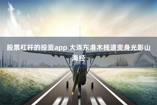 股票杠杆的投资app 大连东港木栈道变身光影山海经